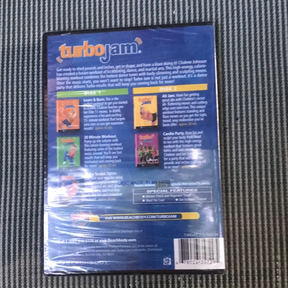 Turbo Jam DVD by Beachbody NWT